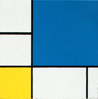 Composition with Blue and Yellow, 1932